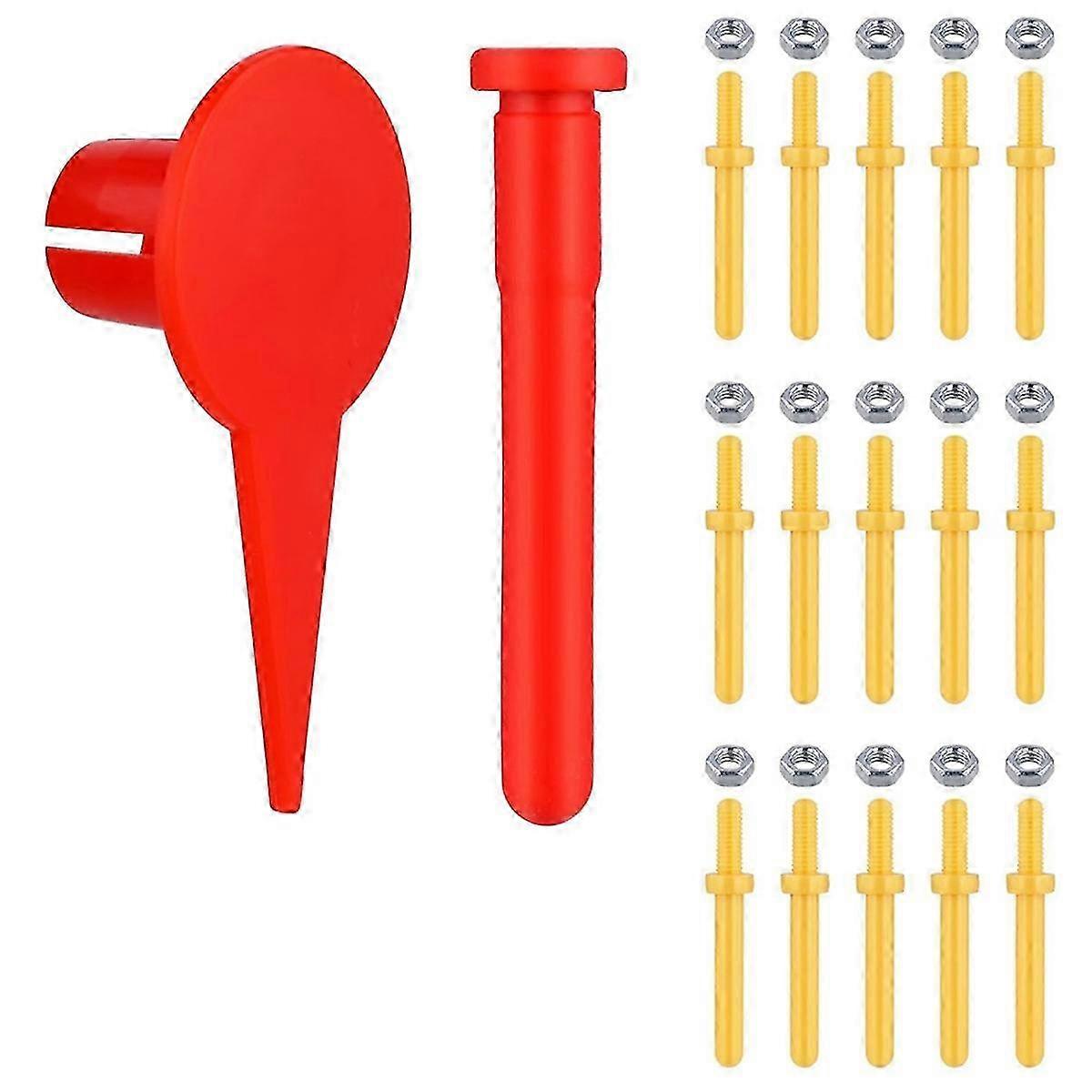 15pcs Spinning-Wheel Parts with Prize Wheel Pointer Reusable