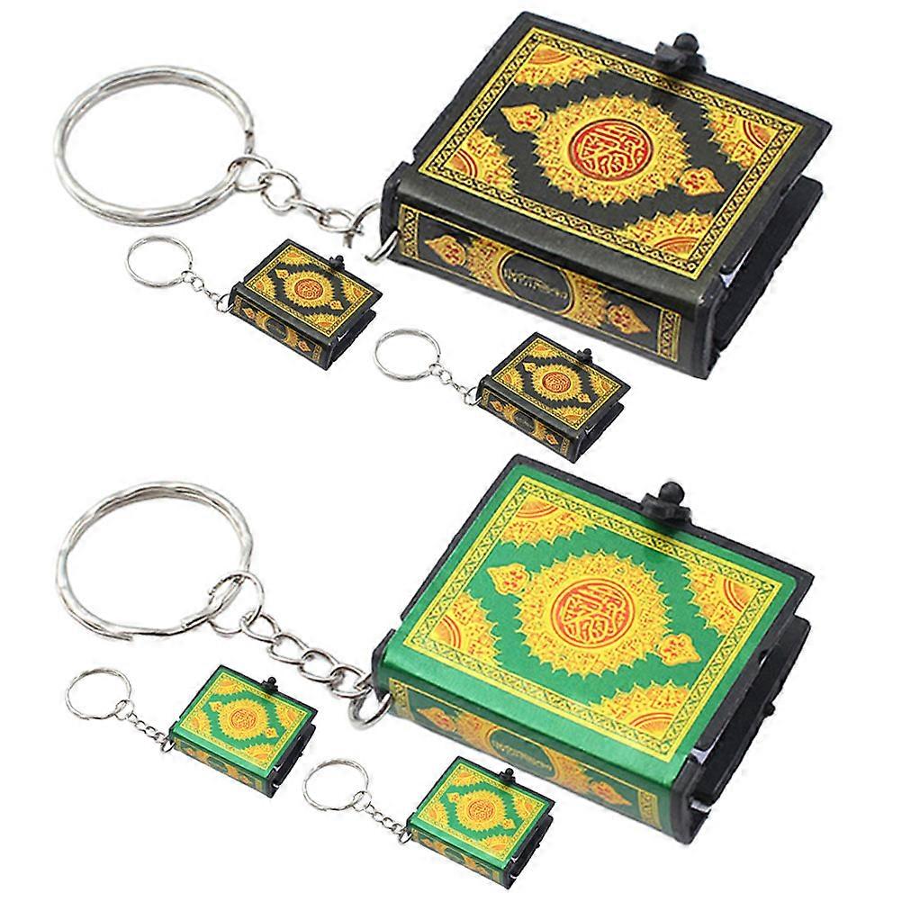 Backpack Keychains Bible Keychain Attachment For Various Items Green Color 6Pcs
