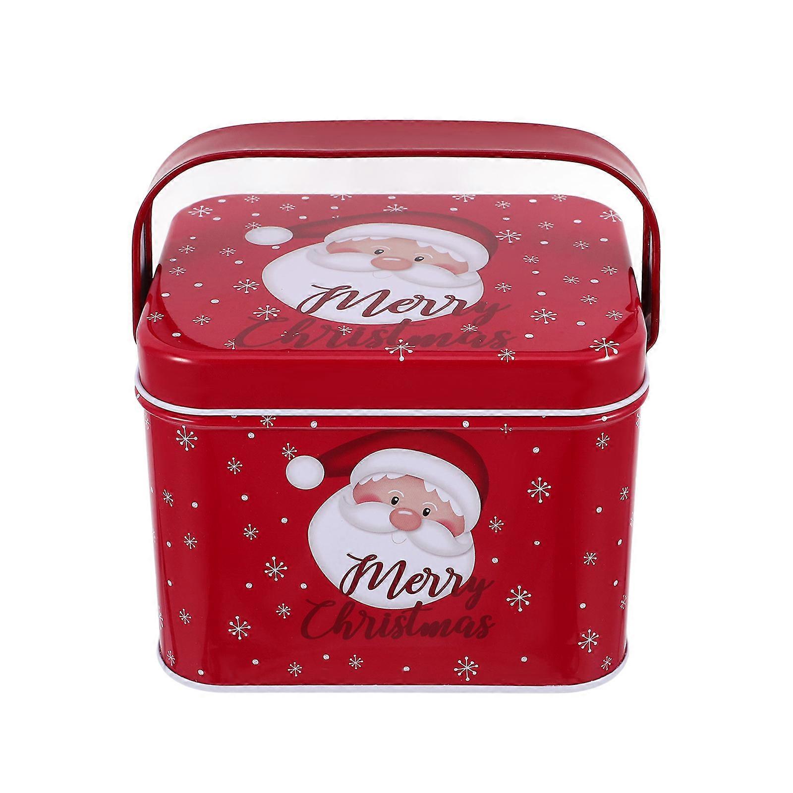 Decorative Jars Small Food Storage Tins Rectangular Shape 1Pcs