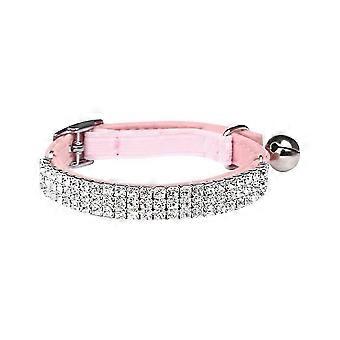 Glamorous Rhinestone Adjustable Cat Collar - Stylish Pet Accessory for Kittens
