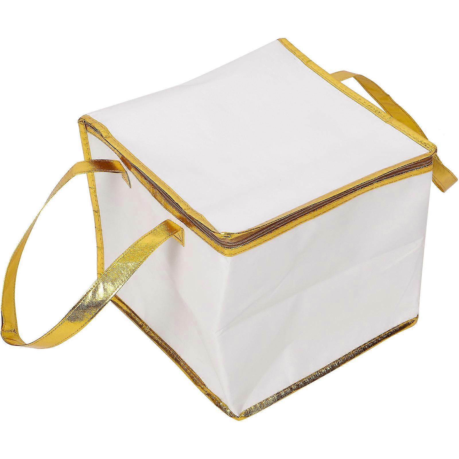 Insulated Cooler Bag for Food and Candy Holding White Nonwoven Fabric 70 Characters