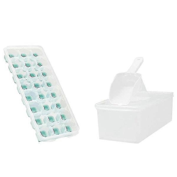 Ice Cube Box with Lid and Freezer for Refrigerator with Ice Box