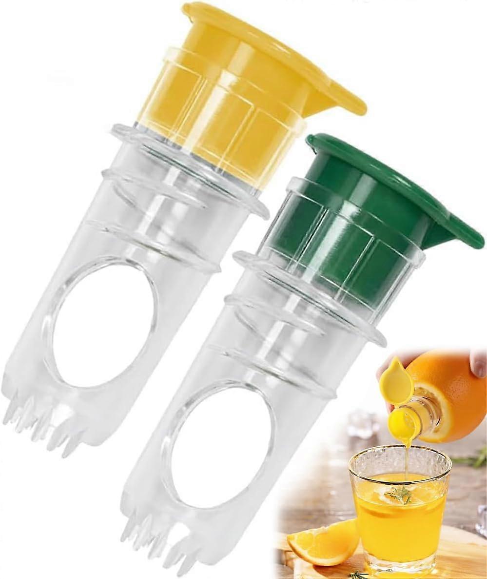 Manual Lemon Squeezer Citrus Press with Built-In Filter Spout