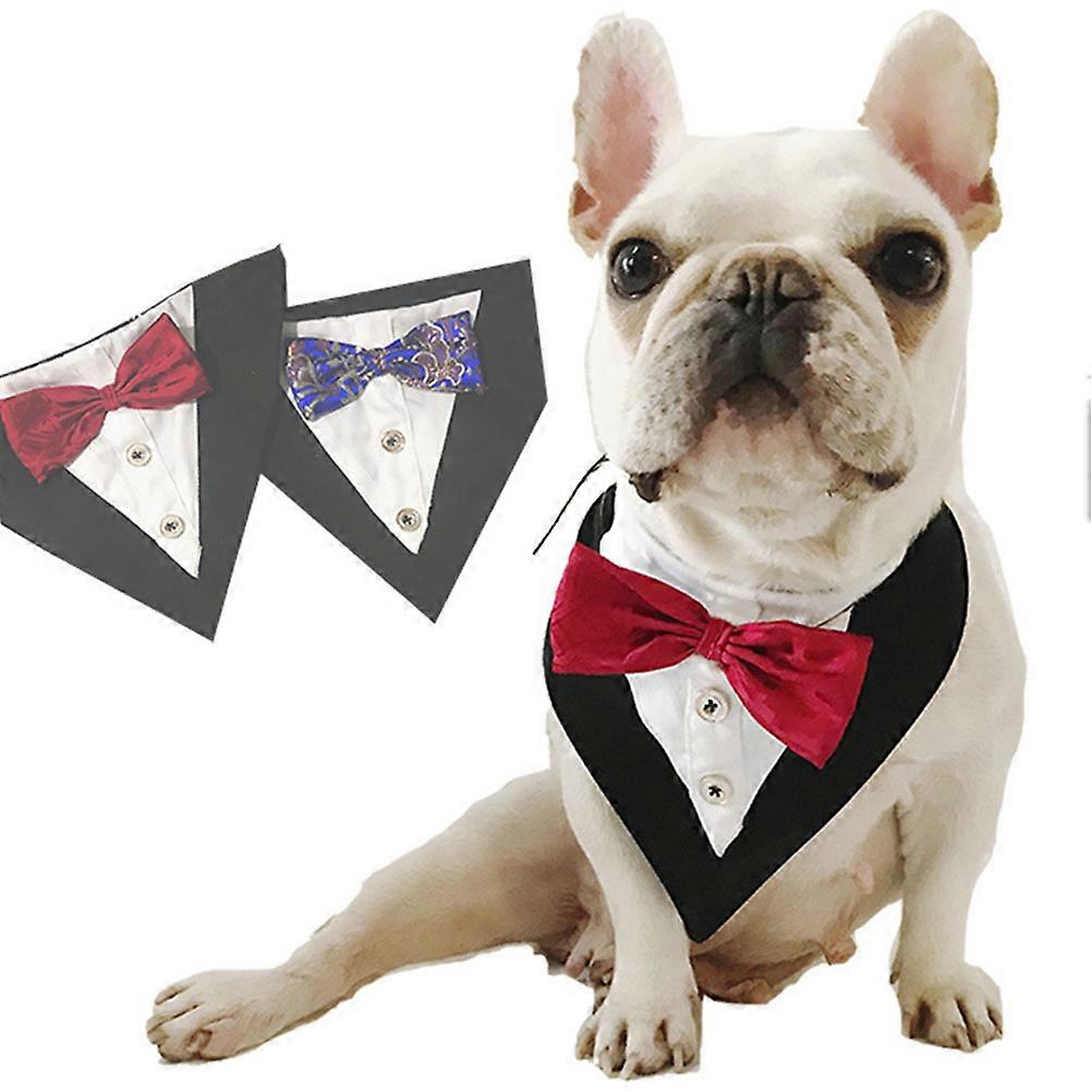 Adorable Pet Triangle Scarves in Red Cloth for Every Occasion Keep Dog Comfortable and Stylish 7 inches