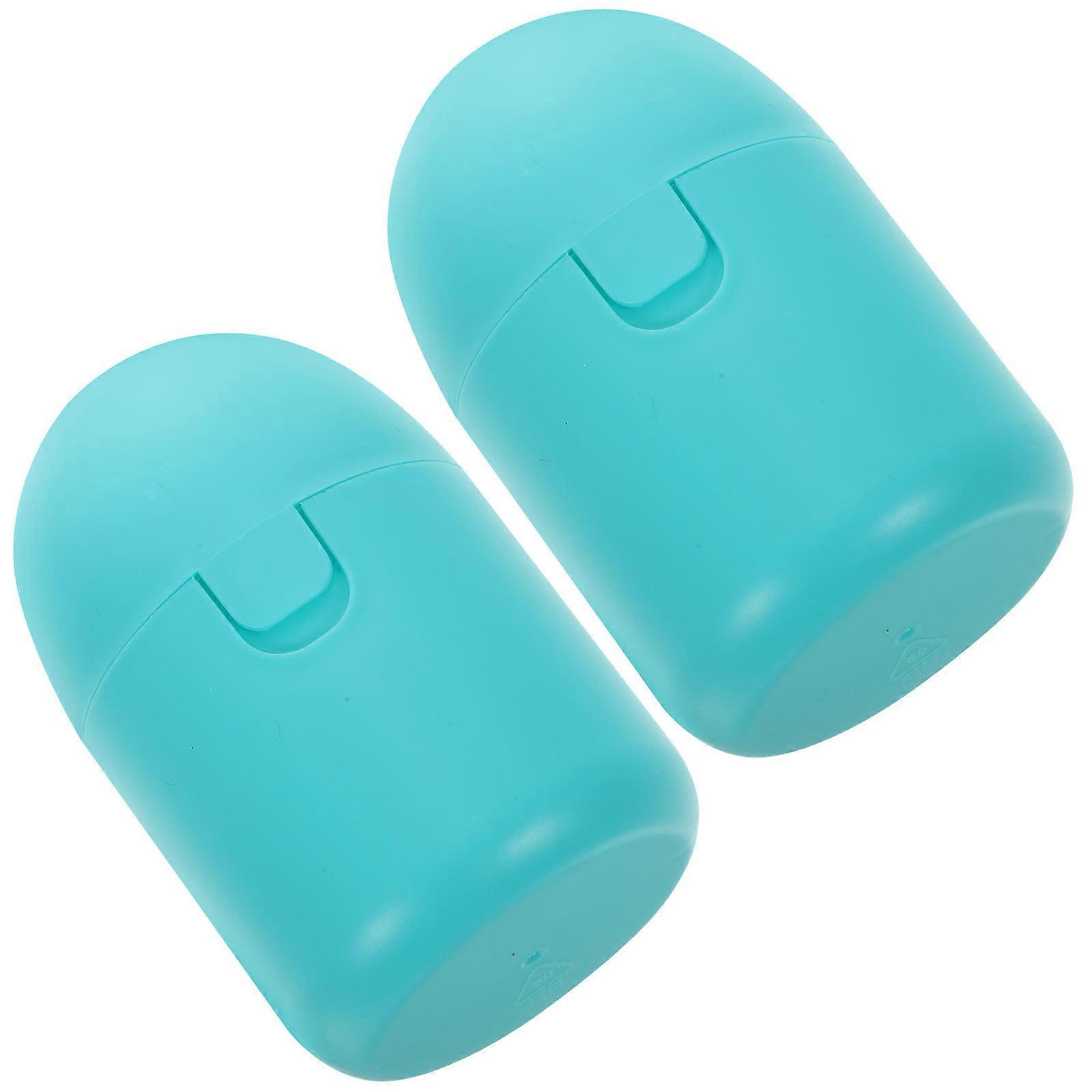 Storage Box for Sterilize Use 2Pcs Blue PP Material