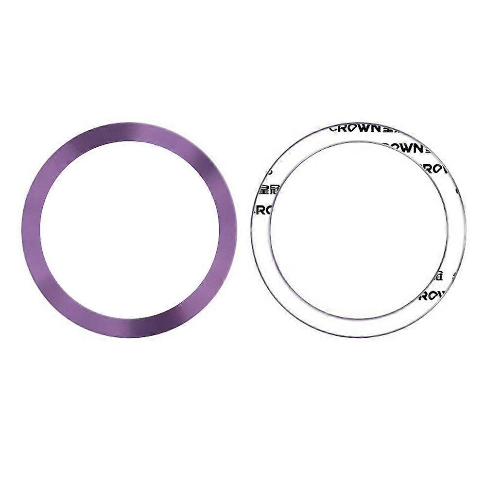 Magnetic Sticker for MagSafe Wireless Charging CD Texture Phone Case Magnet Ring Conversion Kit