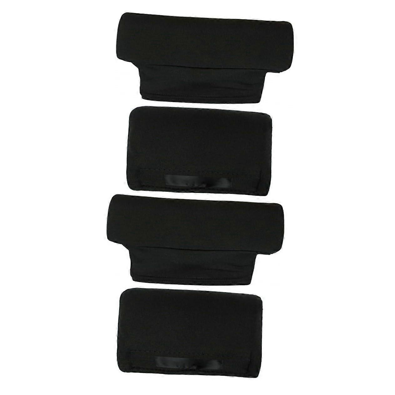 Mobility Aid Hand Padding Armrest Pad for Crutch Protective Cushion Polyester Black
