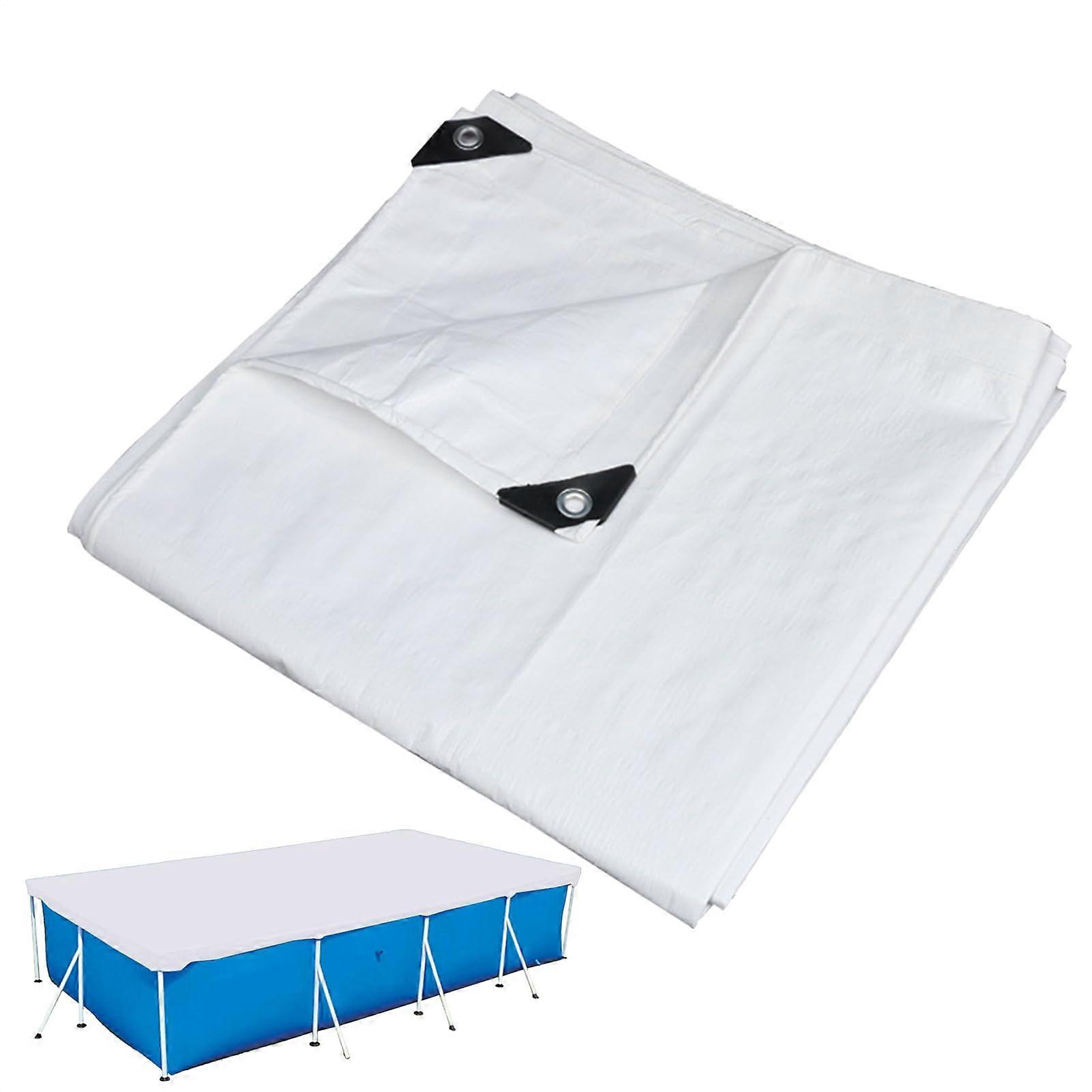 Solar Cover, Durability UV Protection, Rainproof with Grommets, 2 x 4 m