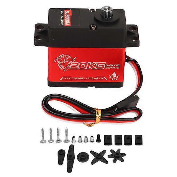 20kg RC Servo Low Pressure Efficient High Accuracy Versatile Waterproof Servo for Model Aircraft Model Boat Intelligent Robot