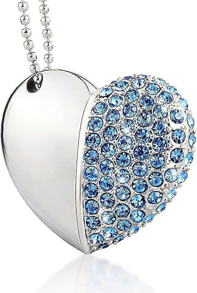 USB-stick 64GB hjerte flashdrev til pc tablet bil tv