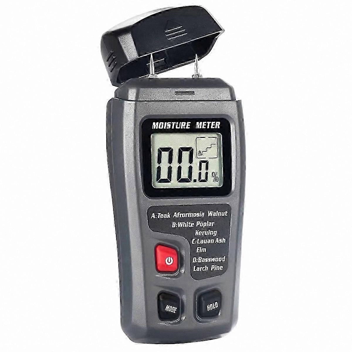 Large LCD Display Wood Moisture Meter with Accurate Hygrometer Function