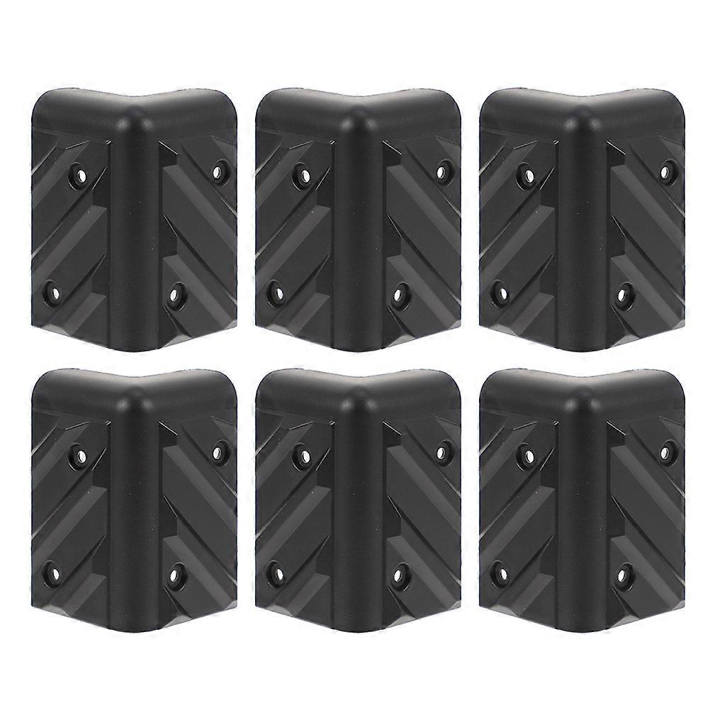 6セットのスピーカーコーナープロテクターは、ステージスピーカーの輸送のための実用的な衝突防止カバレッジをラップします