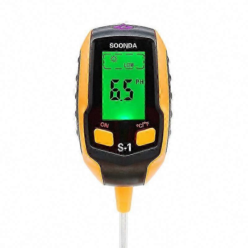 Soil PH Meter, 4 in 1 Digital Soil PH Tester, Soil Moisture-Light-pH-Temperature Tester, Plant Care Gardening Tool Kits