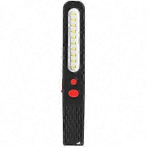 Rechargeable LED work light, dual colour combination light check light 2 in 1 COB LED torch dual magnetic for car garage workshop camping DIY etc.