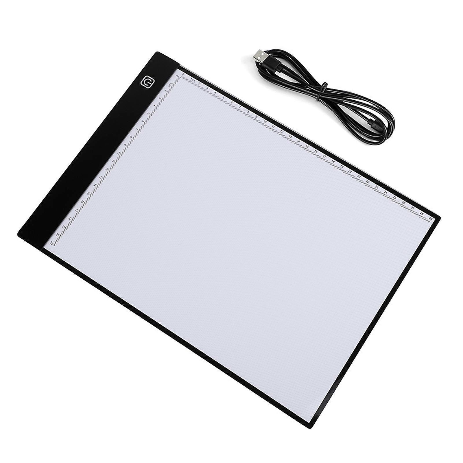USB Stepless يعتم LED تتبع ضوء مربع المجلس الفن الوشم A4 رسم الوسادة