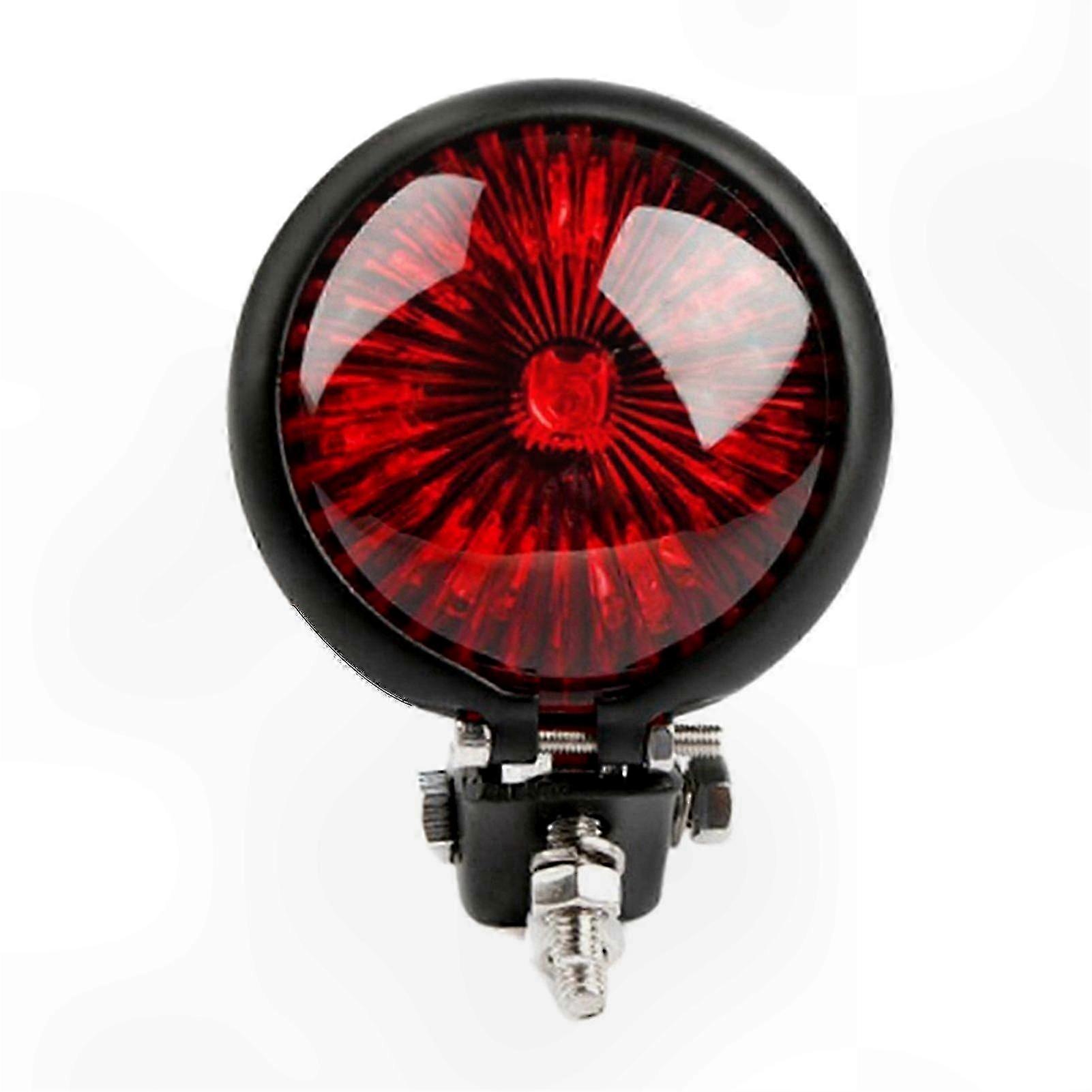 Rear Tail Light High Brightness Small Round Retro Motorcycle LED Brake Tail Signal Light g202412315