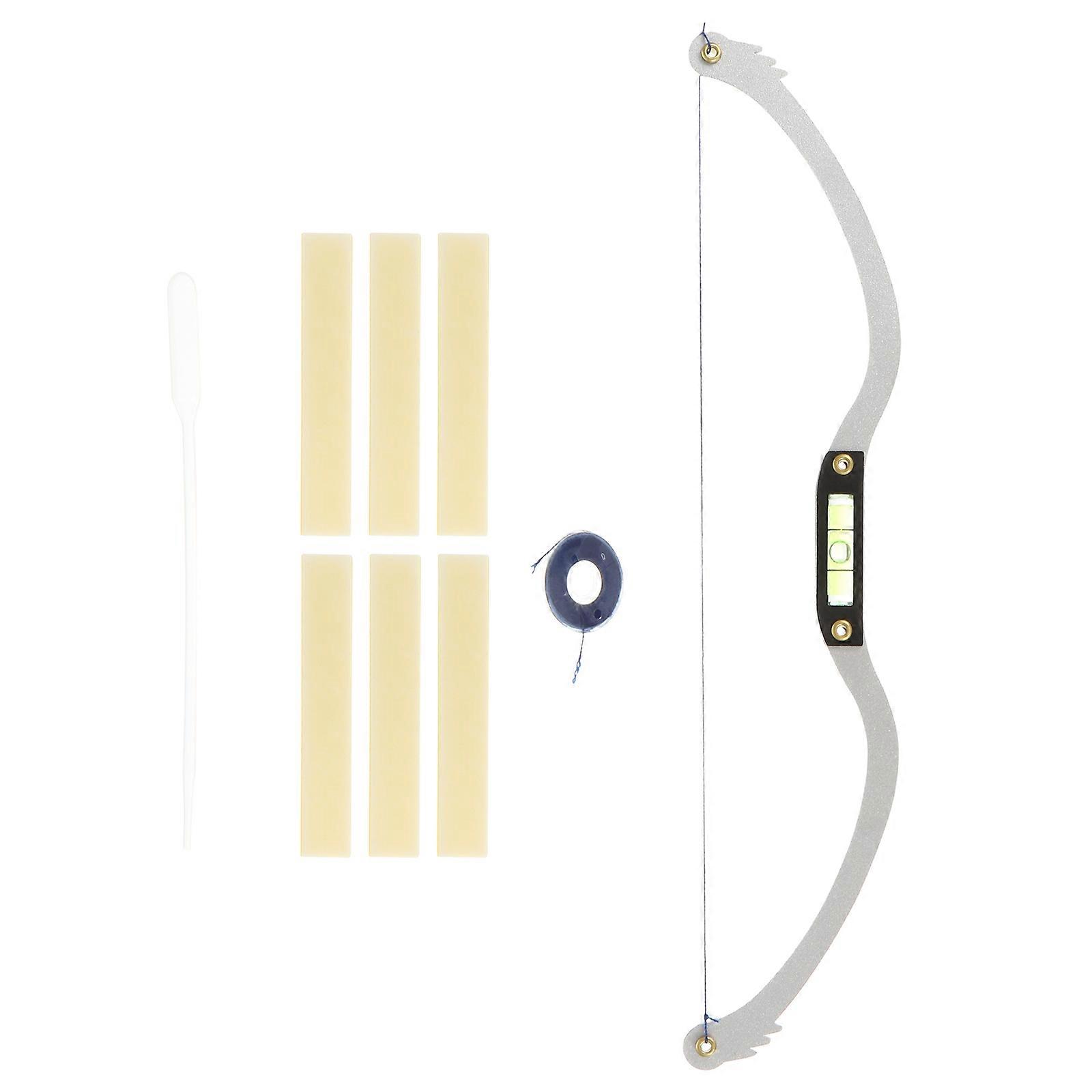 Multi Functional Eyebrow Ruler Bow Shaped Eyebrow Shaper For Threading Tattooing And Professional Use Adjustable Measurement 1Pack