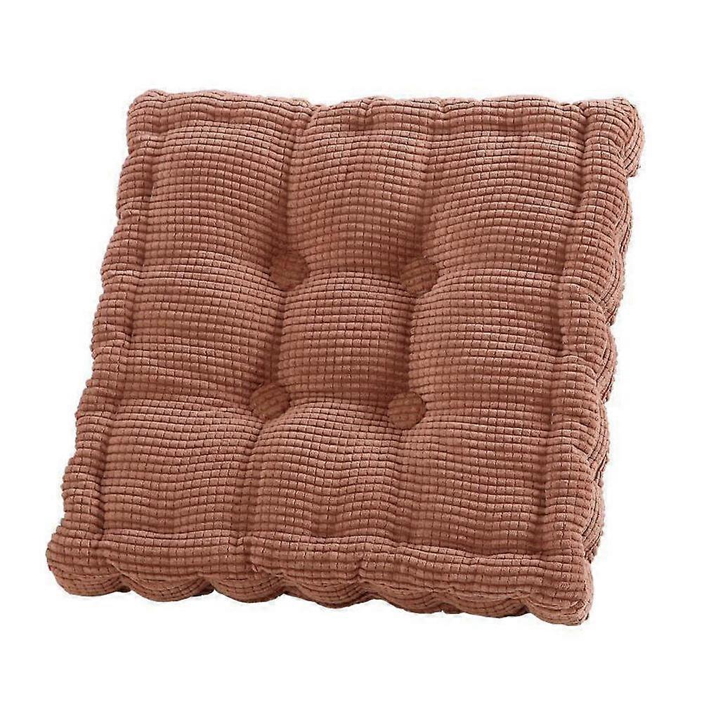 Comfortable Chair Cushion Designed For General Users In Coffee Color 40X40X8CM 1Pack