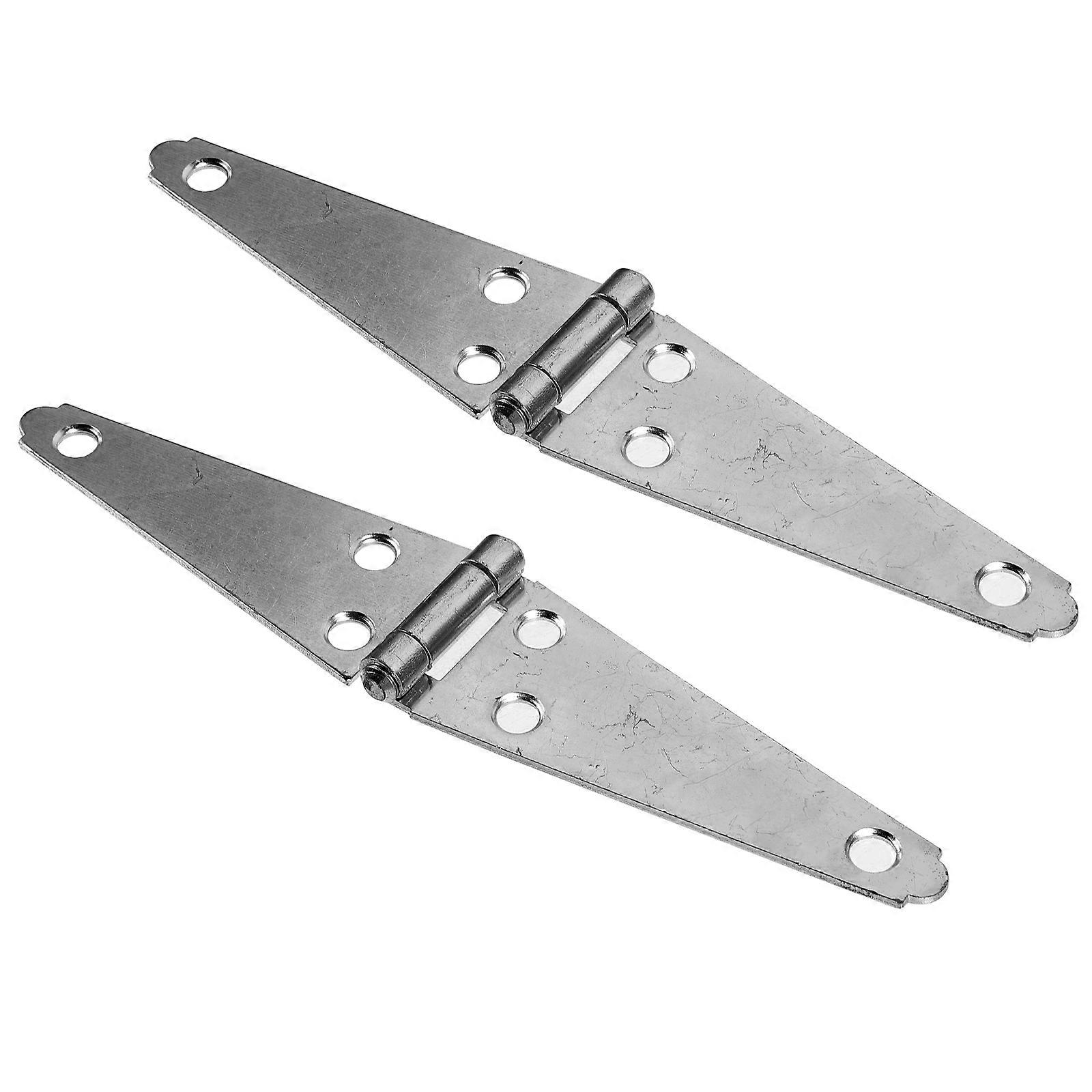 2pcs 100mm Heavy Duty Decorative Strap Hinges for Gate Hardware