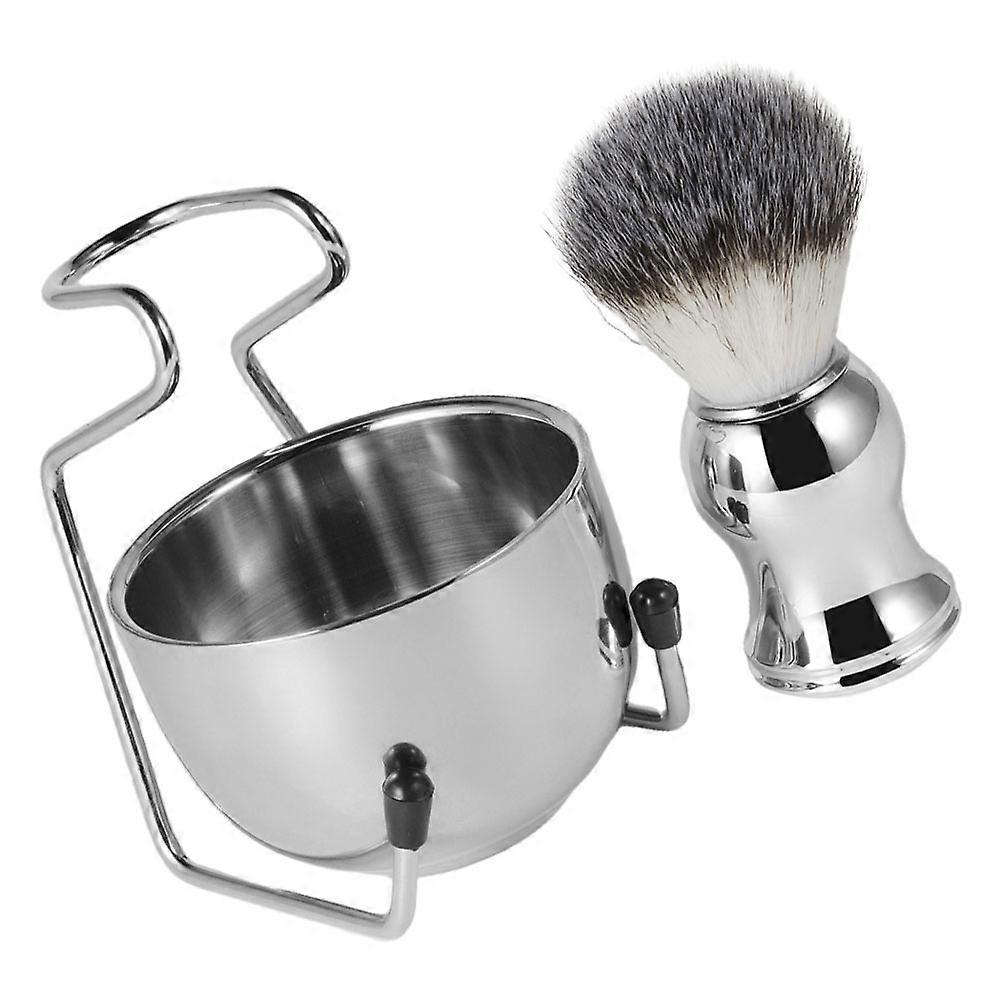 Men's Beard Grooming Kit Shaving Brush And Bowl Daily Shaving Routine Round 1 Set