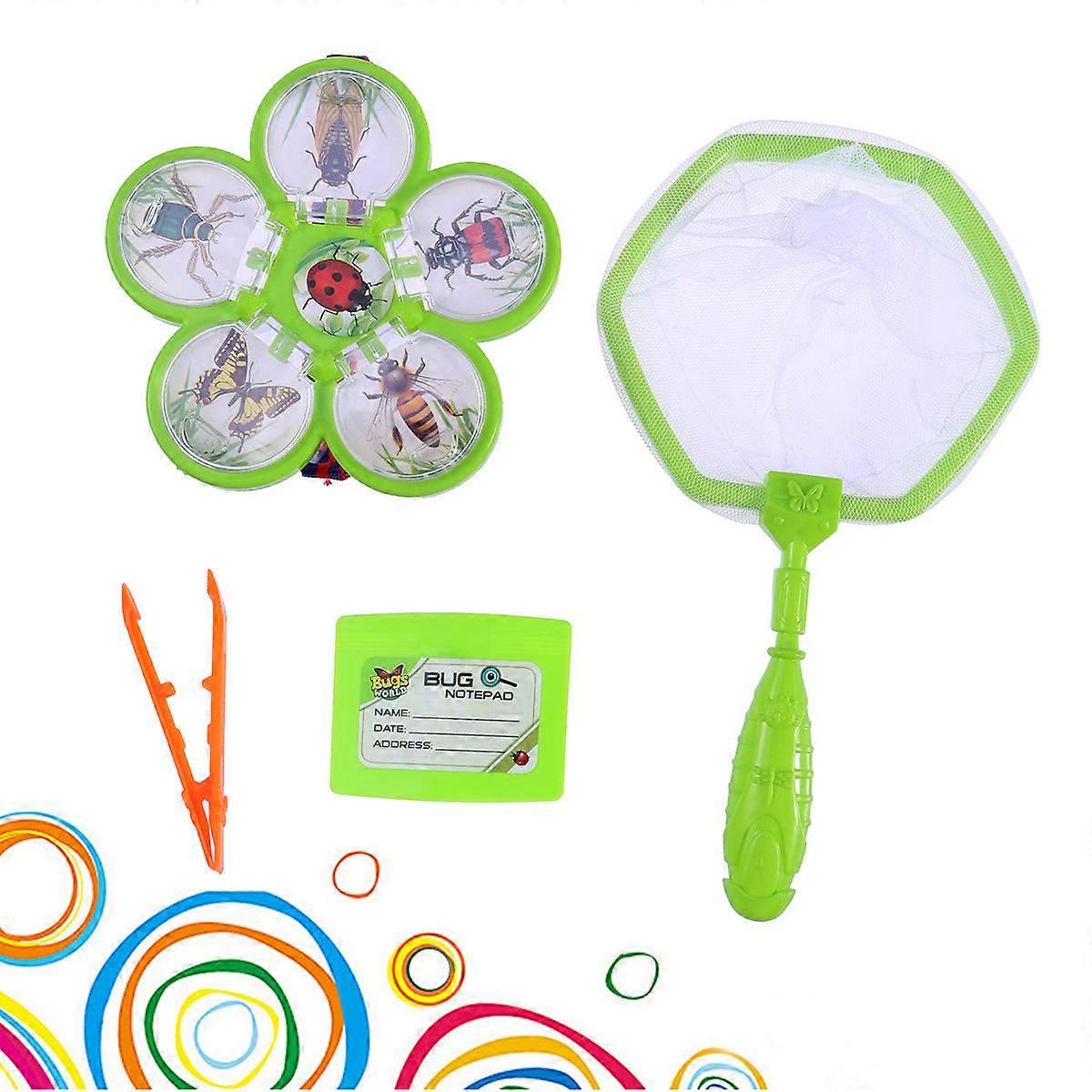 Handheld Insect Catching Artifact Children Backyard Exploration Fun Tools 4 Pieces