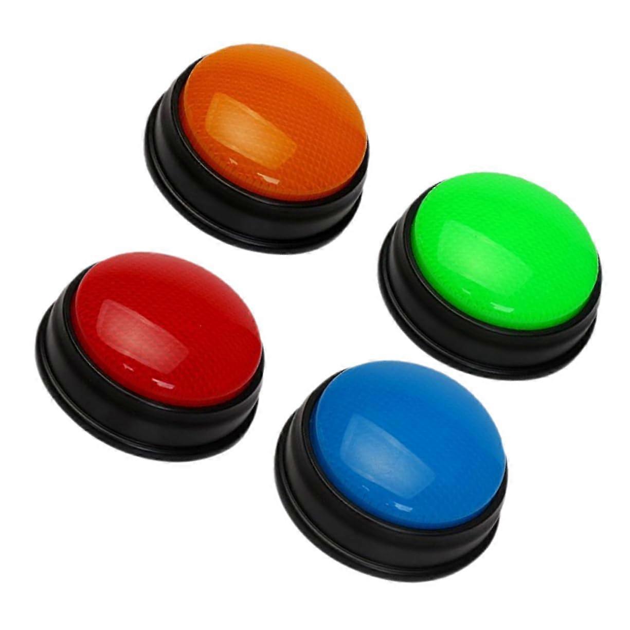 4-Piece Educational Toy With Light, Multifunctional Flashing Bells For Classroom And Home Use Promotes Attention