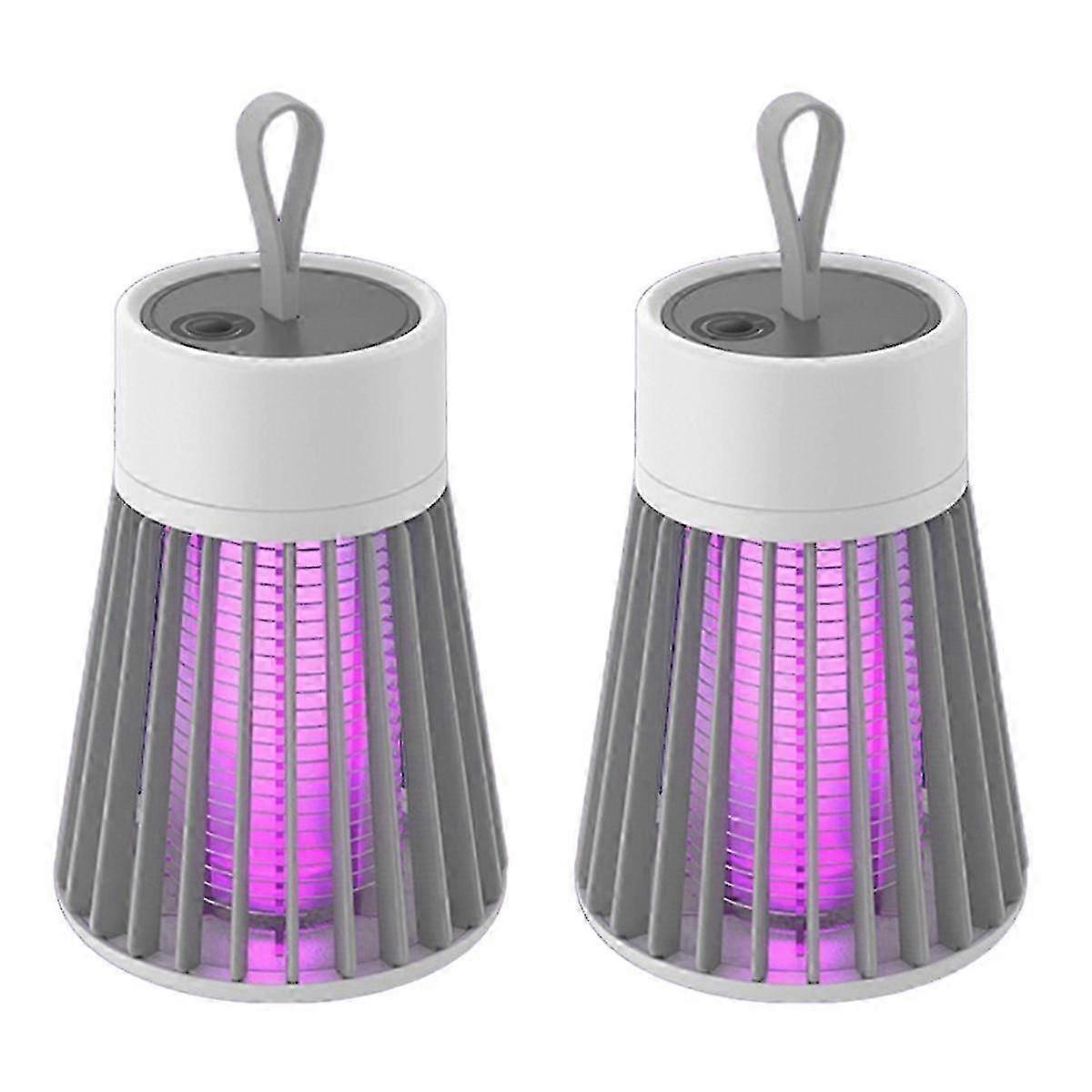 2PCS USB Mosquito Zapper - Waterproof Bug Killer for Home, Camping & Picnic Outdoor Use Edition 0812