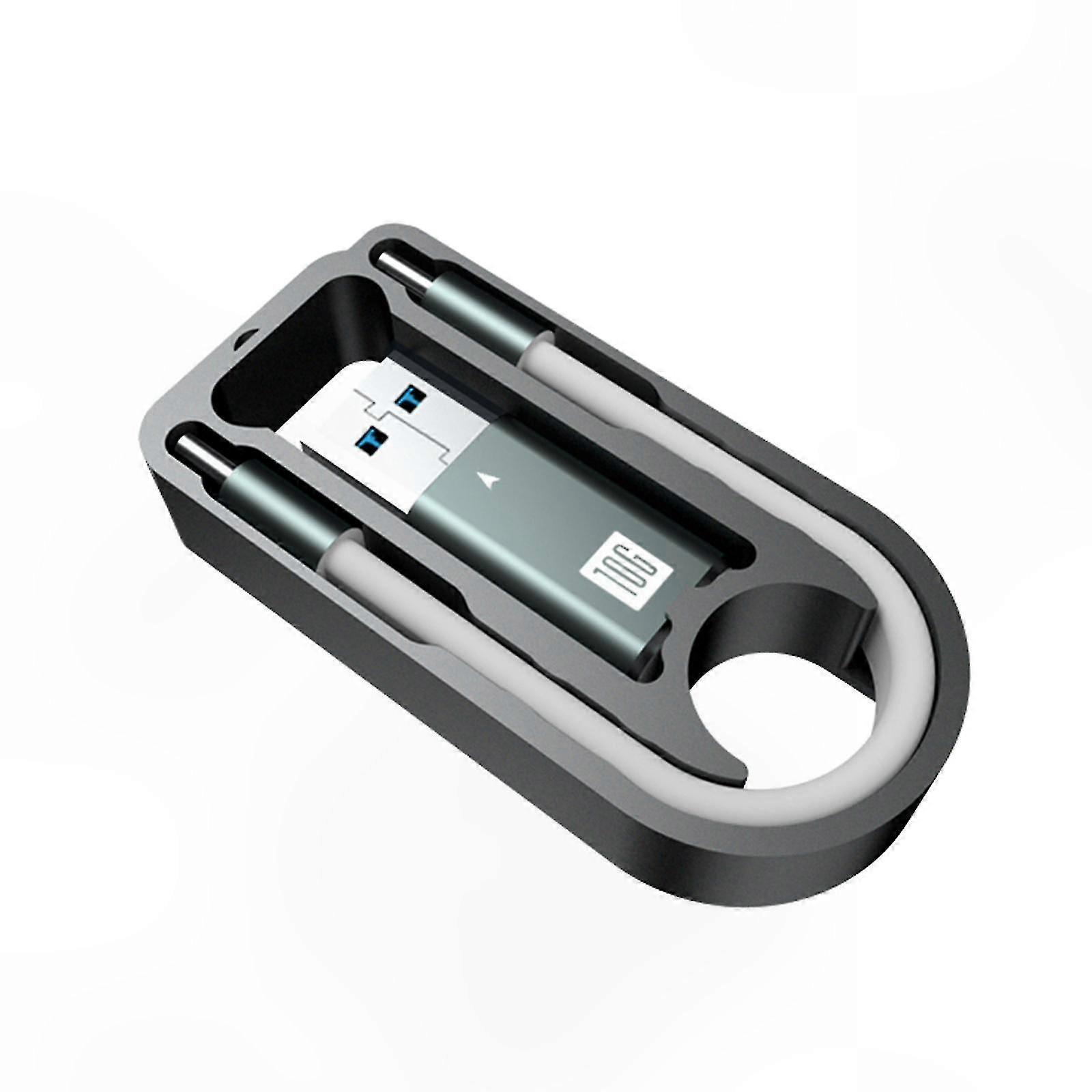 USB-C to USB-C Short Cable 40Gbps, USB 4 Compatible for 4K Support