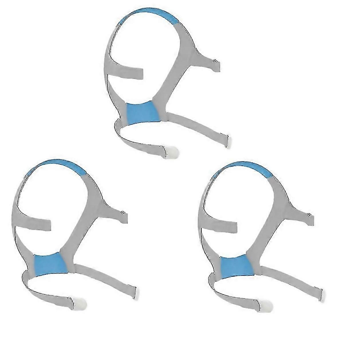 For 3 Packs Headgear For Airfit F20 Headgear Straps For F20 Fullface Mask Elasticity Soft Headgear
