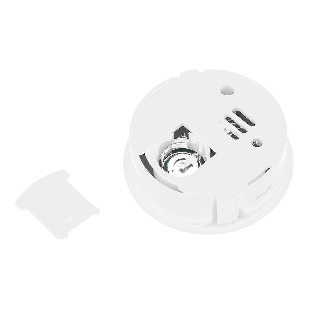 Mini Circular Embedded Digital LCD Thermometer Hygrometer Humidity Temperature Meter IndoorWhite 