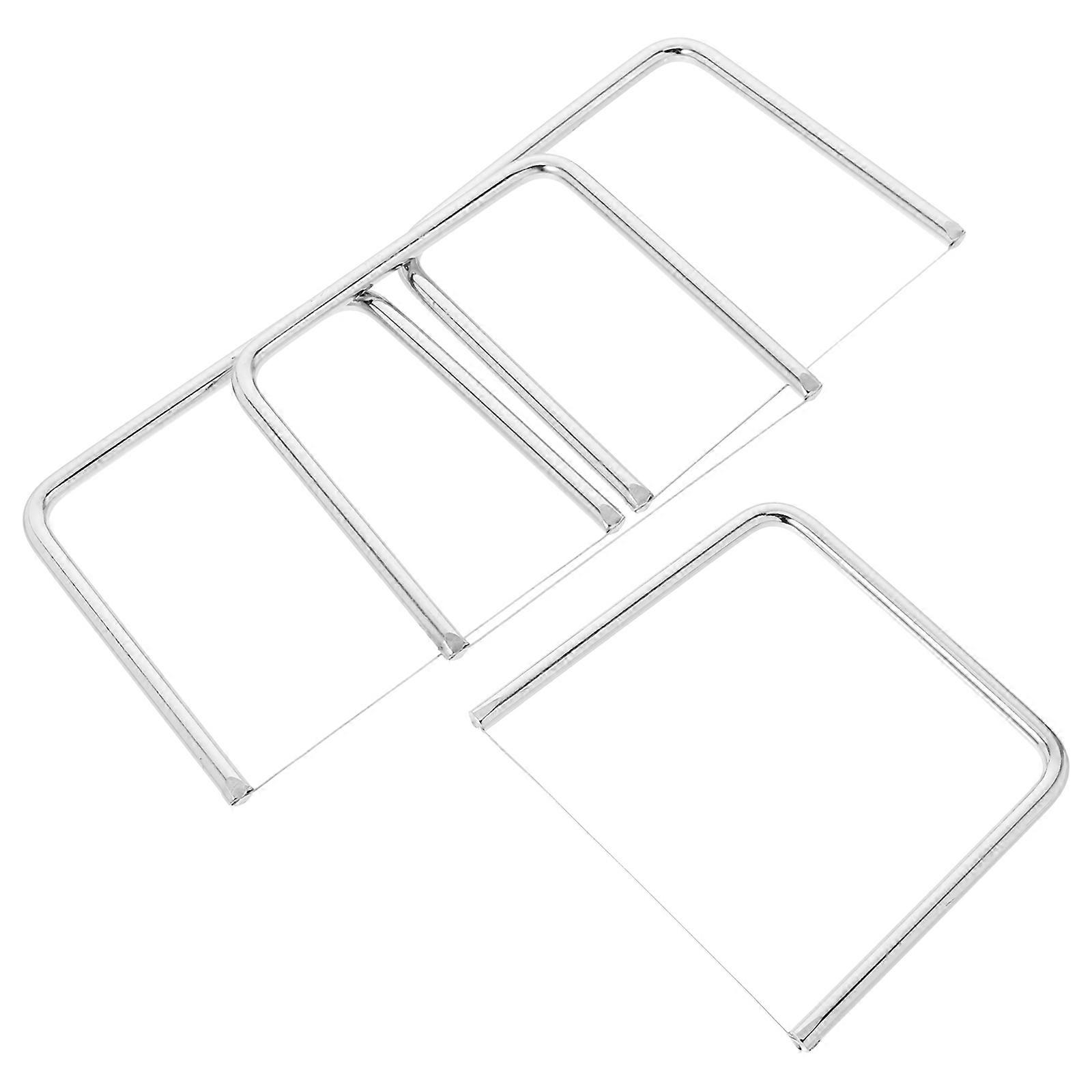 Stainless Steel Cheese Handheld for Kitchen Use Silver 4pcs