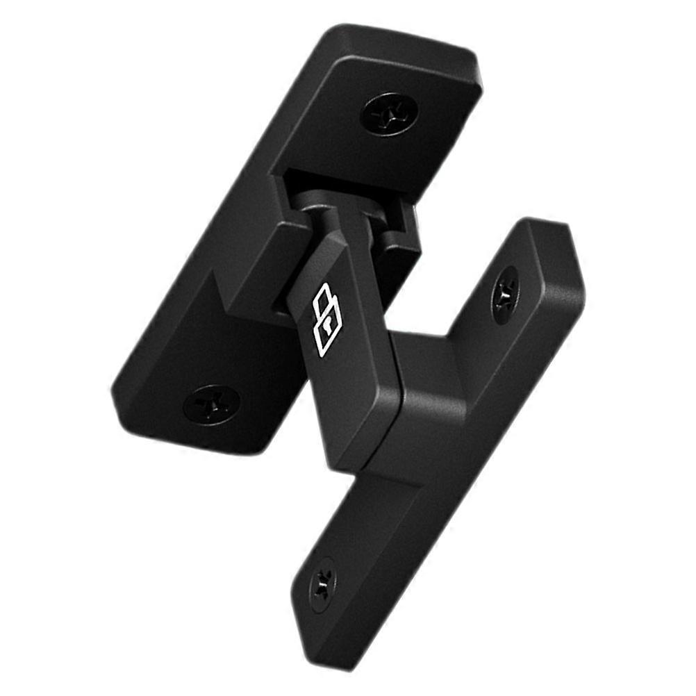 Glow in the Dark Barn Door Latch, No Drill Installation, Theft Resistant Door Lock for Interior Use, Sleek Design for Privacy and Security