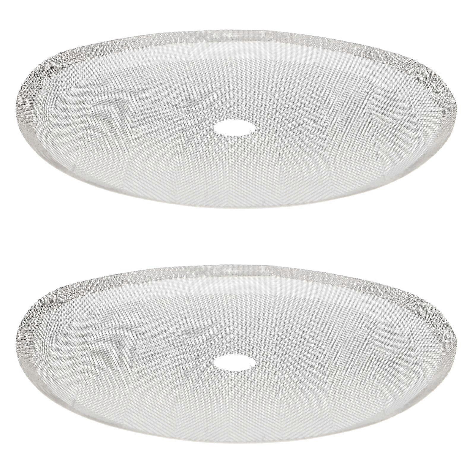 2pcs Tea Makers Mesh Filter Stainless Steel Filter Mesh Coffee Press Screen