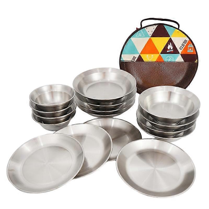 Outdoor tableware set, 16 pieces, lightweight, windproof and fast heating