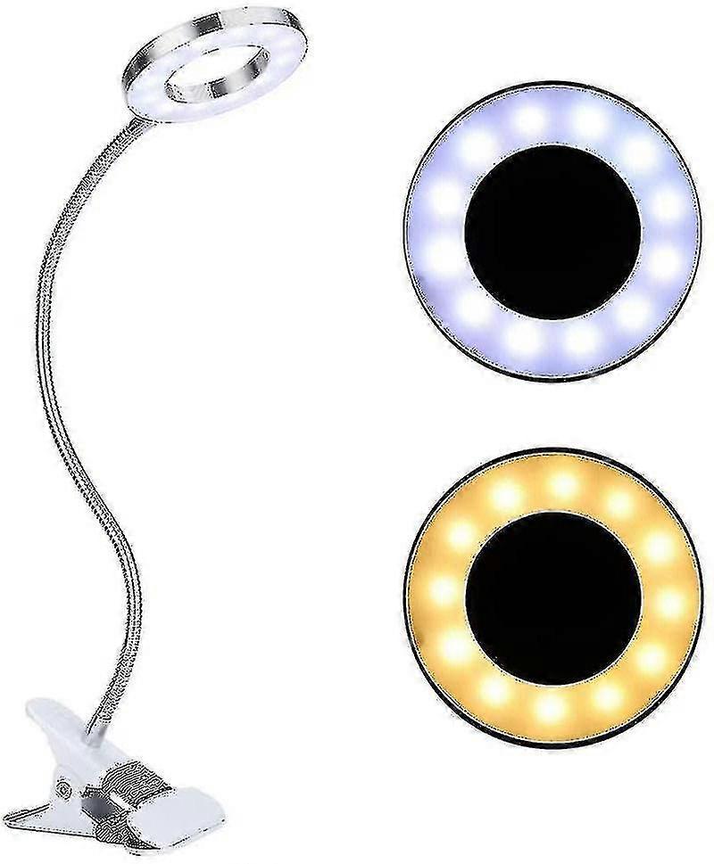 LED work light, 47cm high, 9cm in diameter, 360° bendable, multi-device connectable