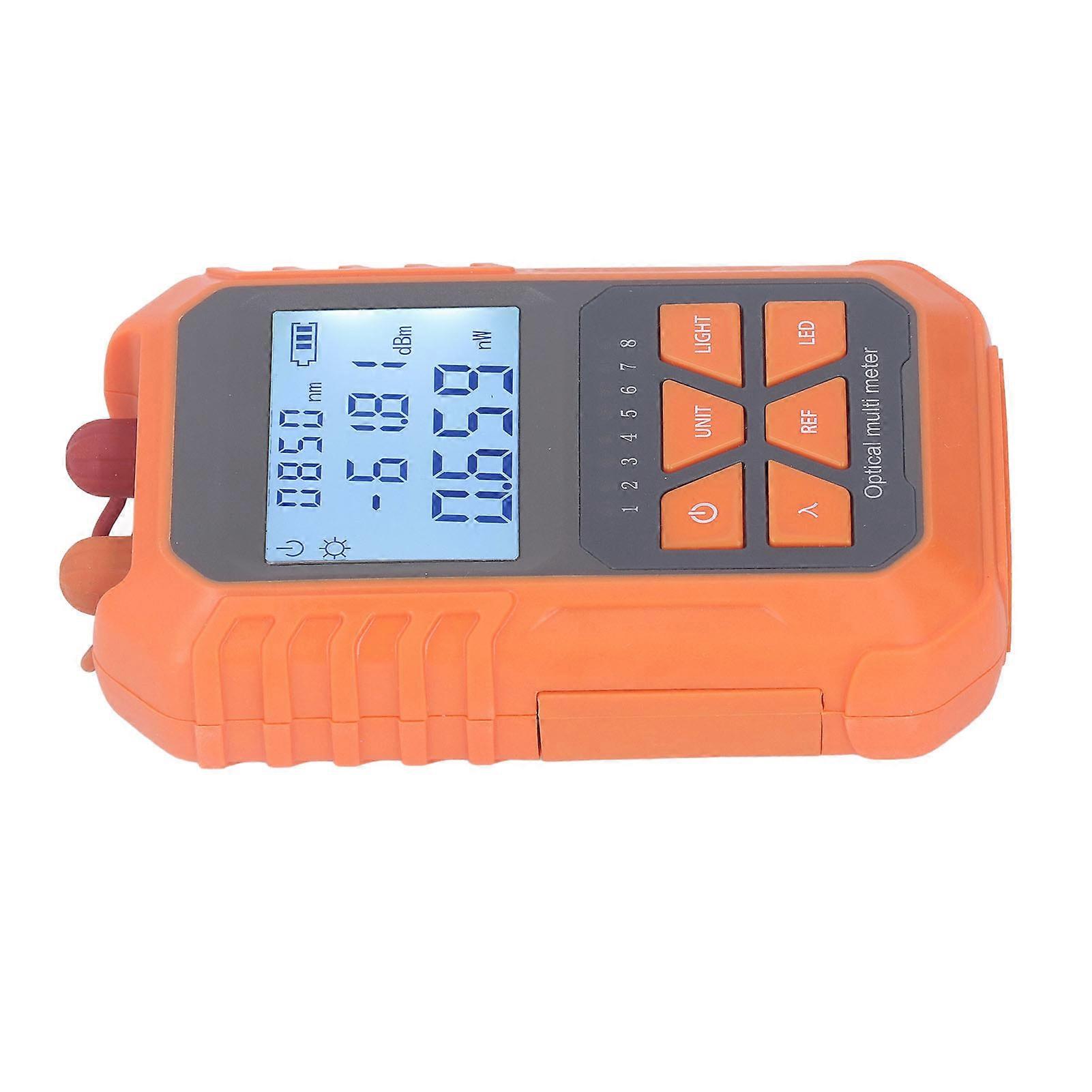 30KM Visual Fault Locator Optical Power Meter -70 to 6dBm Battery