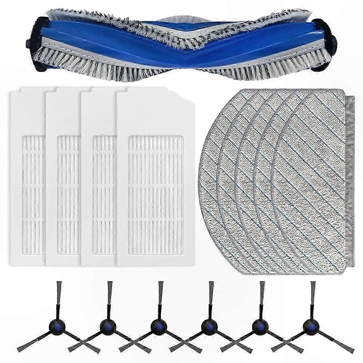 Replacement Main Side Brush HEPA Filter Mop for Robot Vacuum Cleaner-Compatible with N20 Series Models