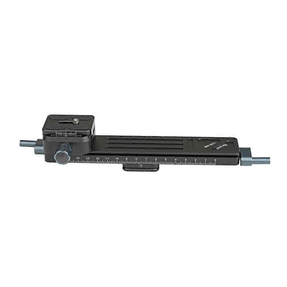 XILETU LCB-20M Macro Photography Guide Rail with 1mm Precision Adjustment for DSLR Cameras Tripod Ballheads