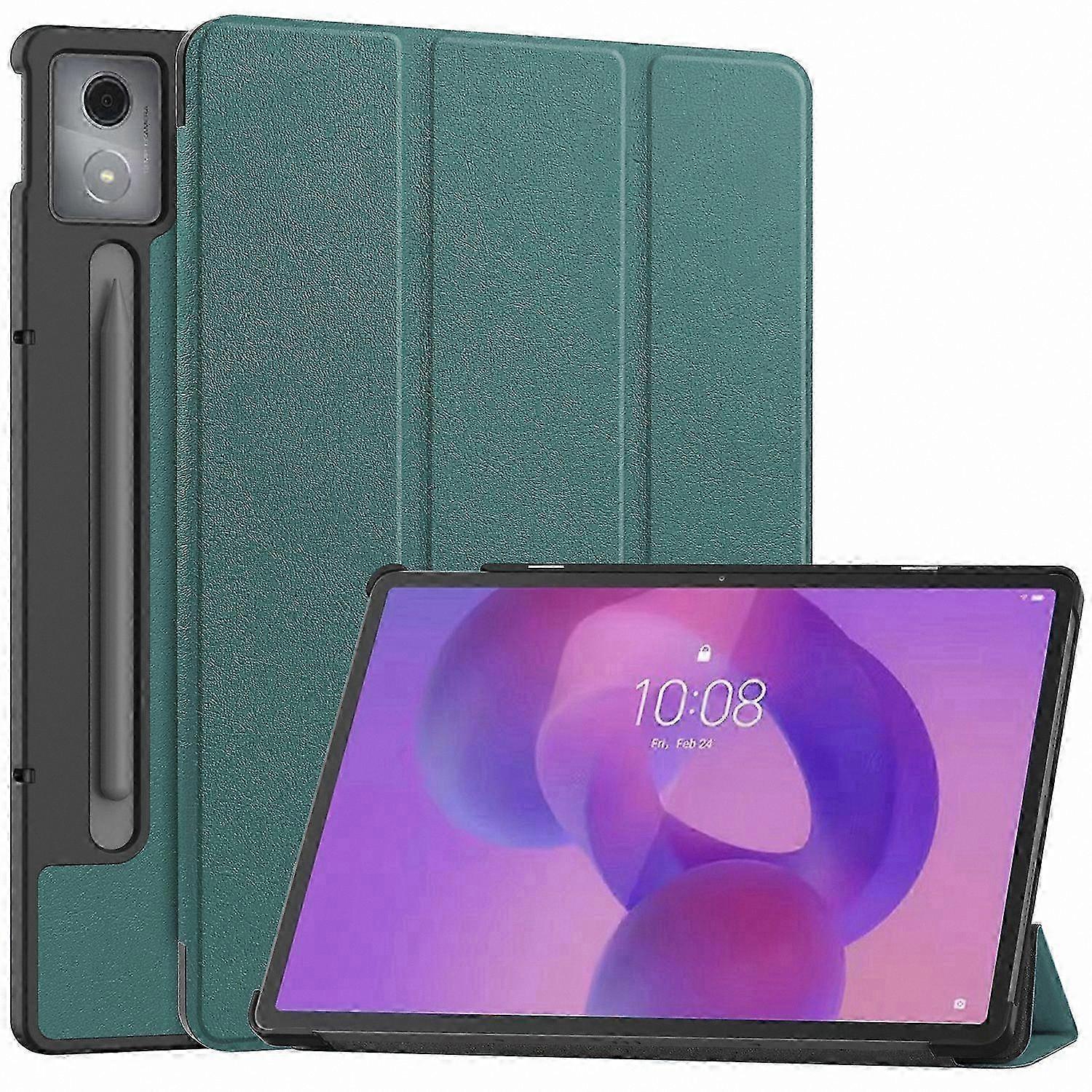 Anti-Drop Leather Tablet Case with Stand Function for 10-Inch Devices, Grey