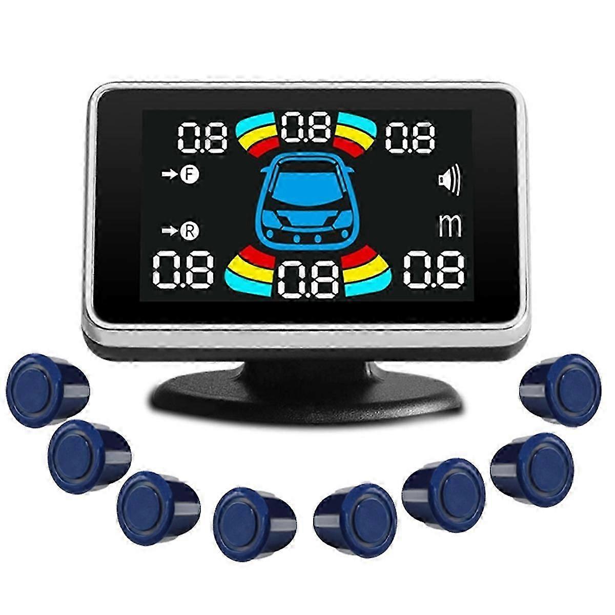 8 Parking Sensor Parktronic Car Automobile Reversing Radar Electronics Rear Auto Detector Backing A