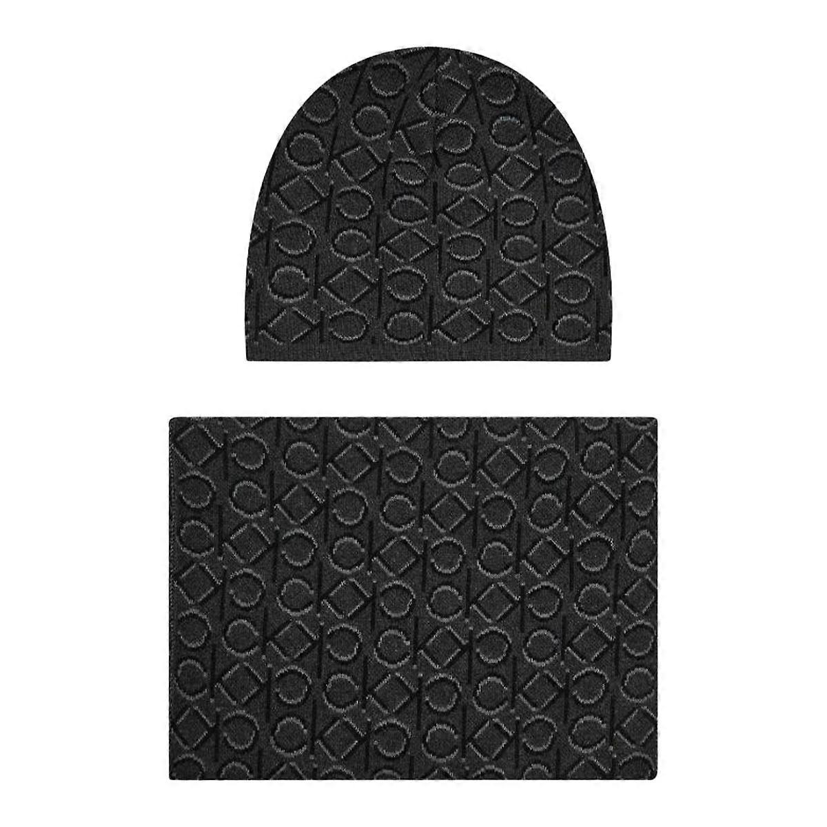 Calvin Klein Monogrammi Hattu ja Huivi Setti