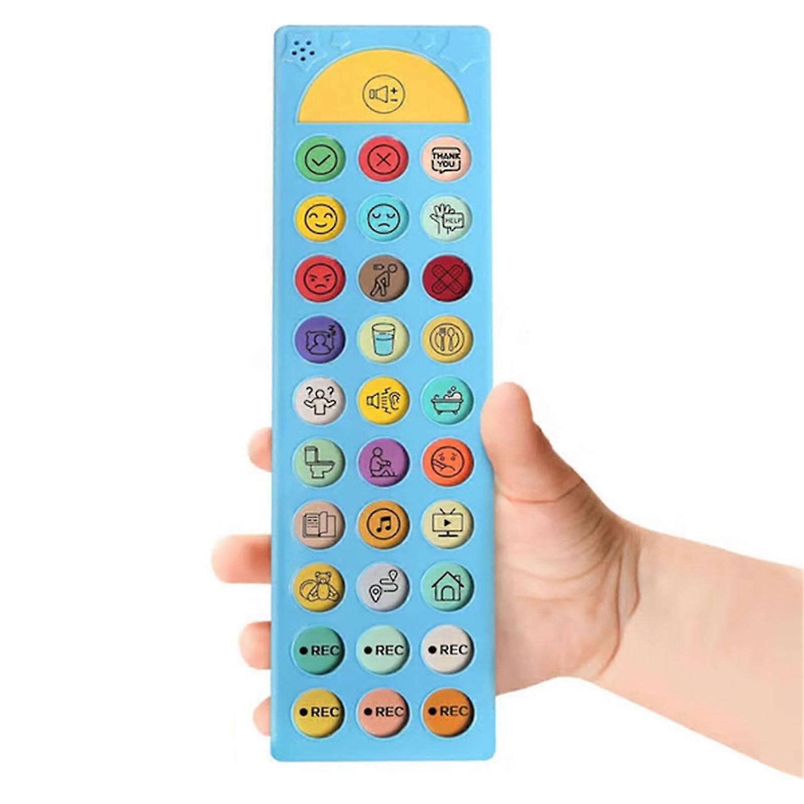 Aac Device For Autism - 6 Programmable Buttons, Adjustable Volume, Speech Therapy Communication Tools For Nonverbal Kids Adults