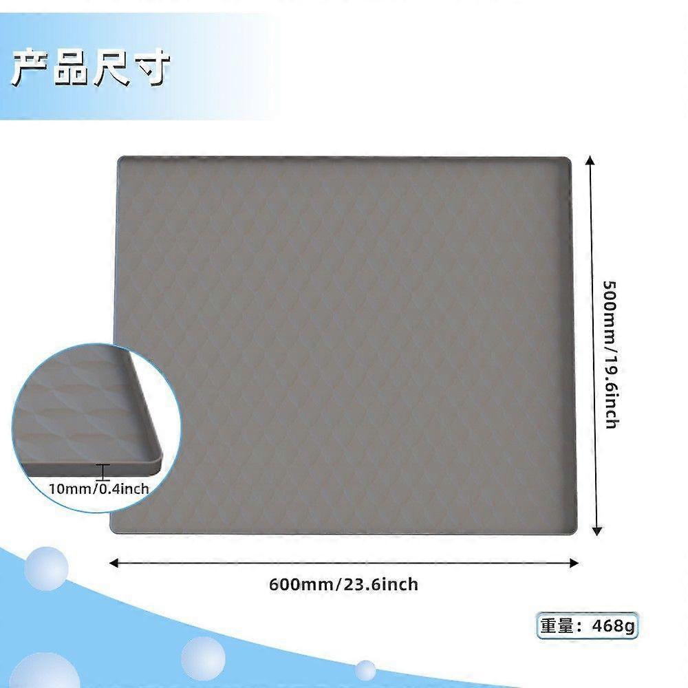 Pee Pad Tray Holder for Dogs,Non-Slip Silicone Dog Puppy Pad Holder,Puppy Potty Training Pads,No Spill Raised Lip High Edge,Leak-Proof Mat Trays for I