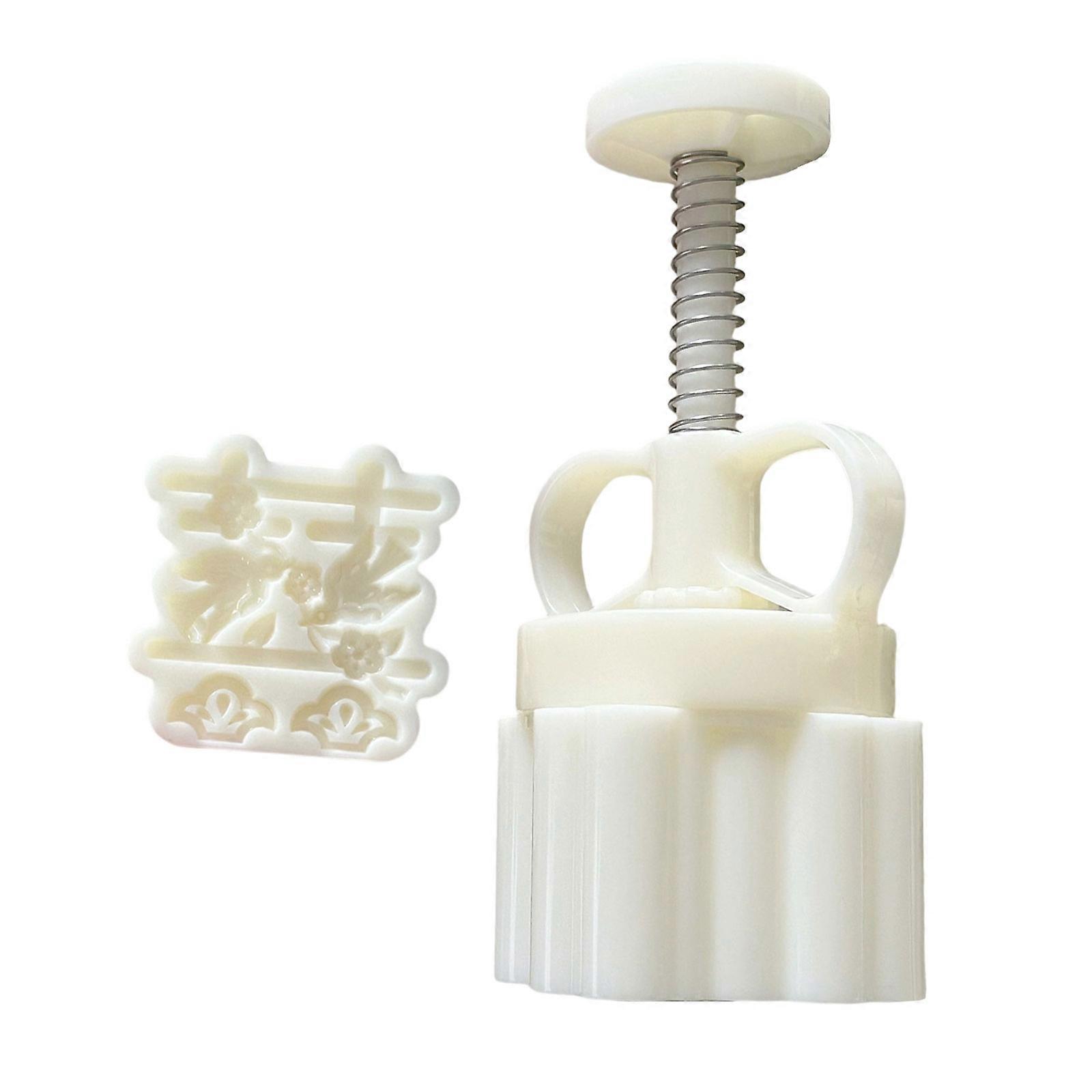 Mooncakes Maker with Changeable Pattern Hand Pressure Mooncakes Molds Perfect for Festival Treat and Unique Dessert Multicolor