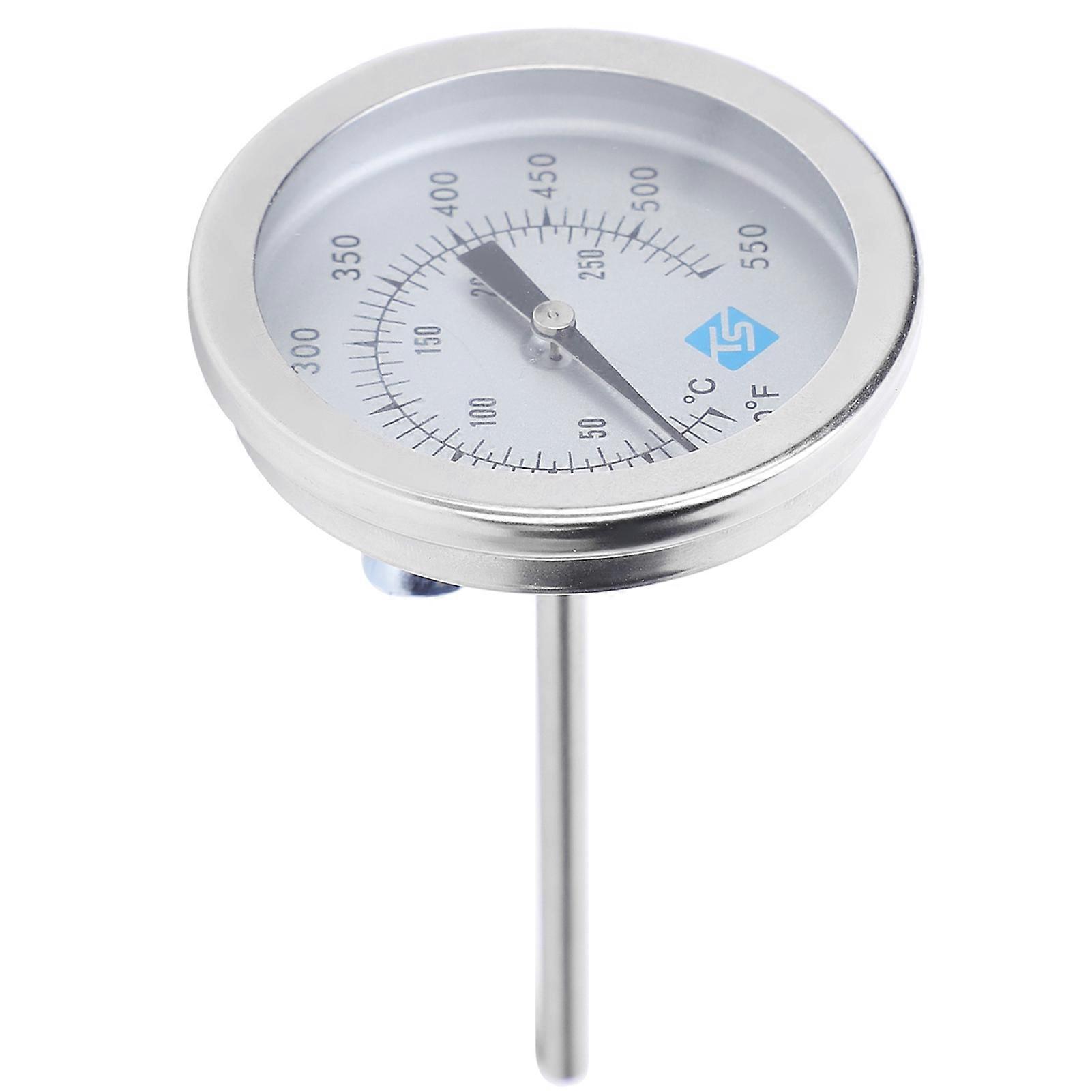 Thermomètre bimétallique pour barbecue en acier inoxydable 50-550 ℉ 5/16 UNC