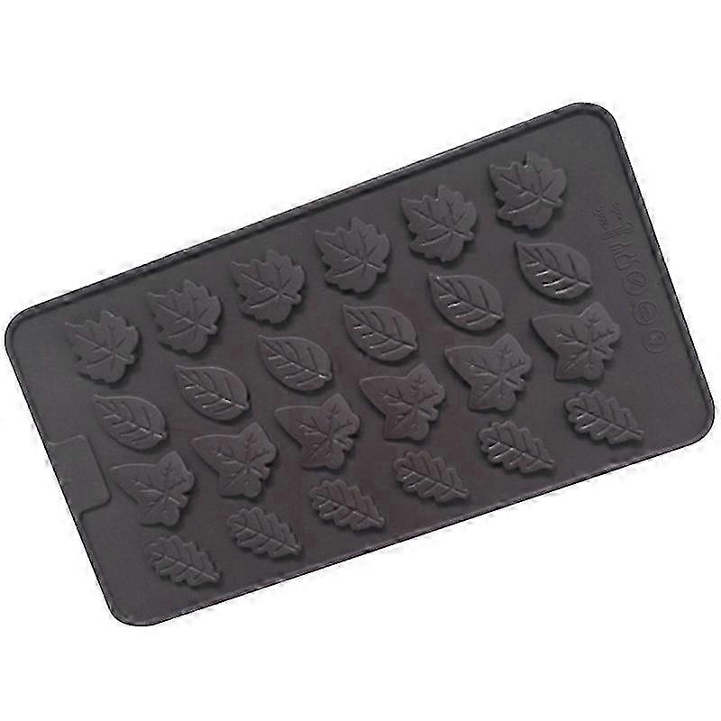 24 Grids Tree Leaf Silicone Chocolate Mould DIY Handmade Soap Mold 2025