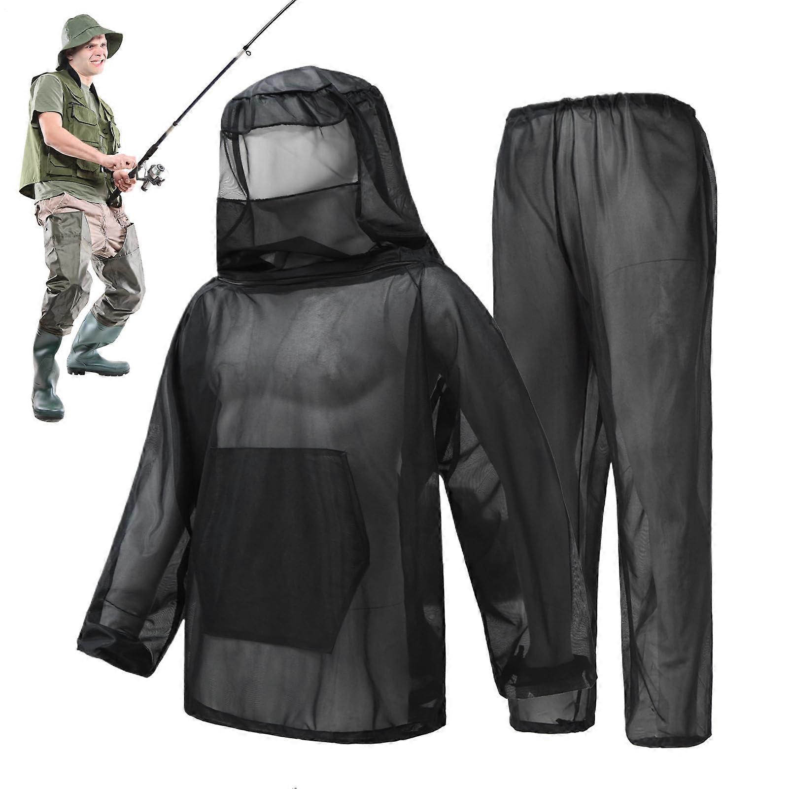 Fly Suits For Adults Mesh Bee Suit For Beekeepers Size M/L 165175 Cm Protective Wear Beekeeping, Farming