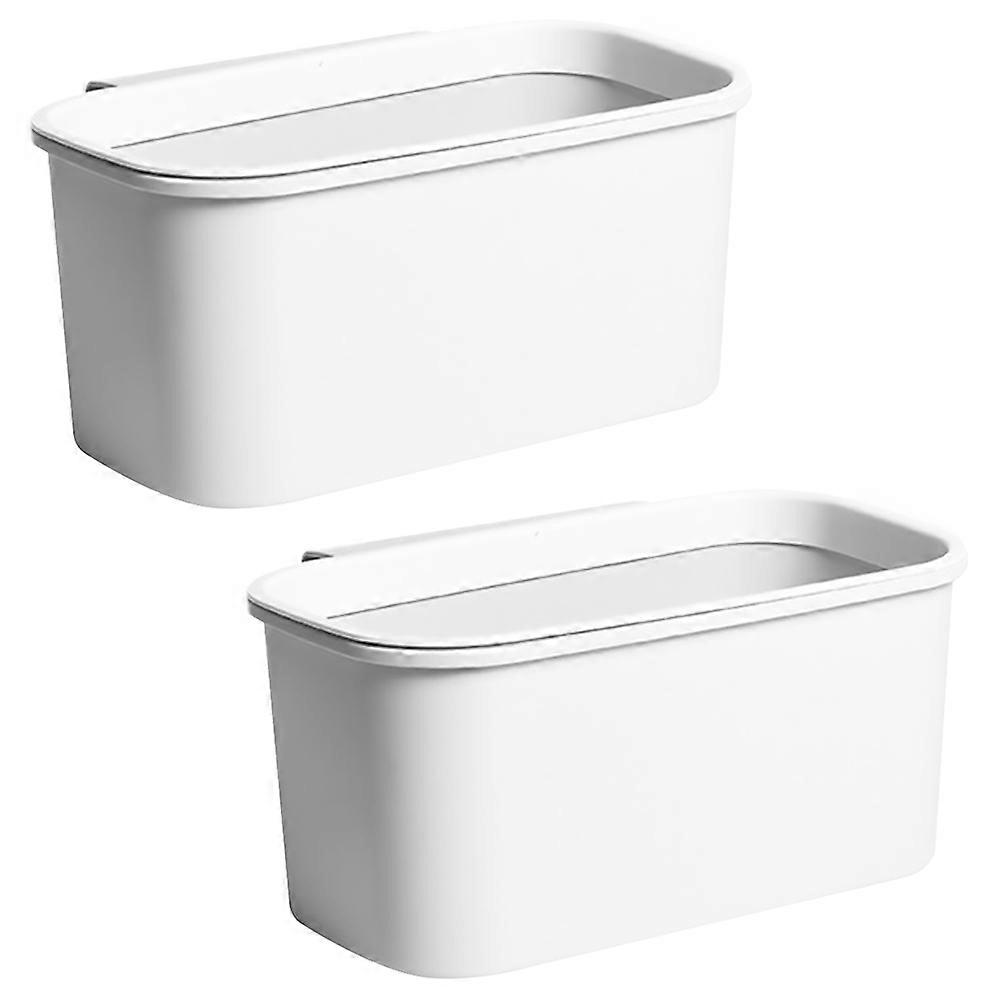 Kitchen Garbage Can Hanging Trash Bin for Storage 2Pcs Household Waste