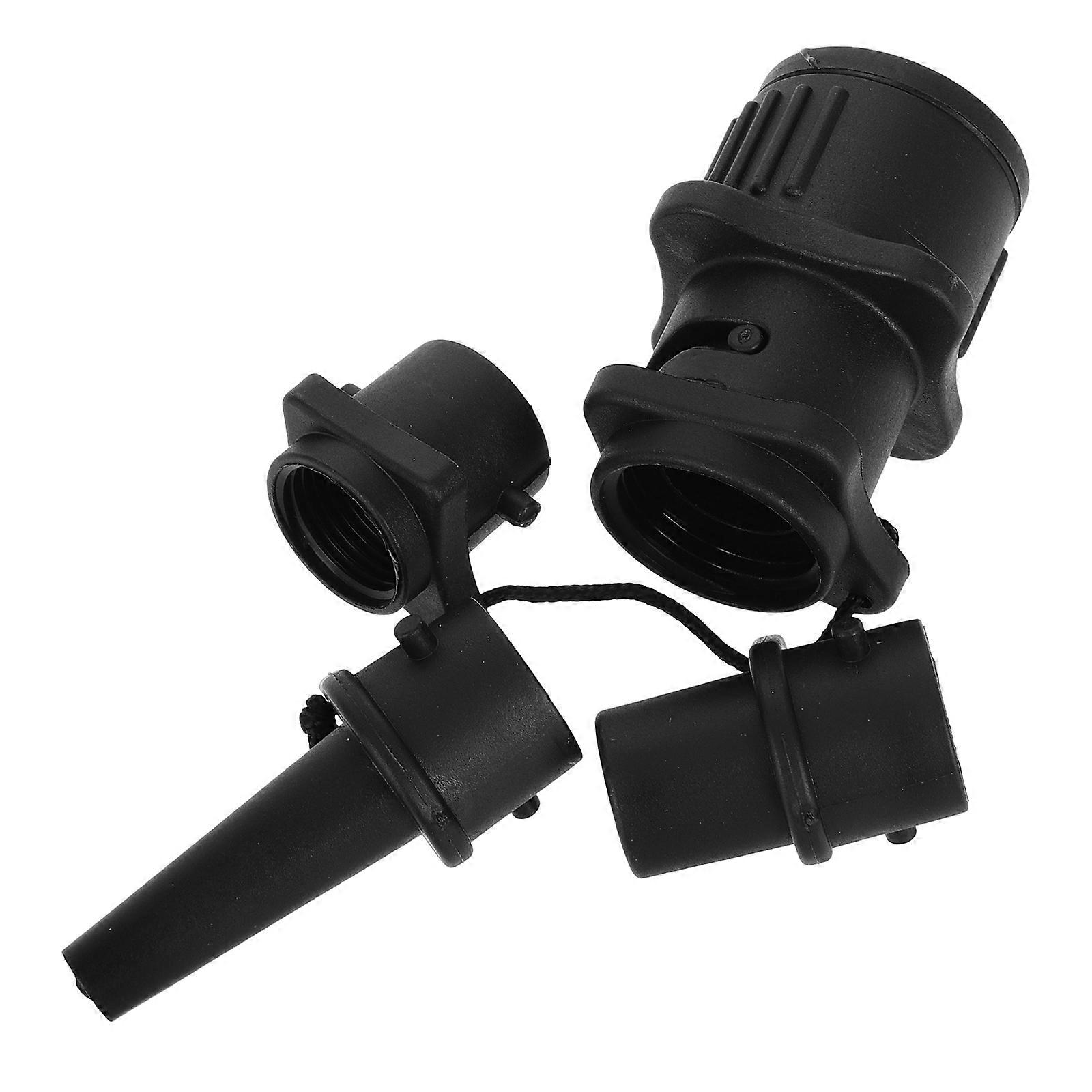 Air Pump Accessories Valve Conversion For Inflatables Outdoor Fun Black Compact 1Pack