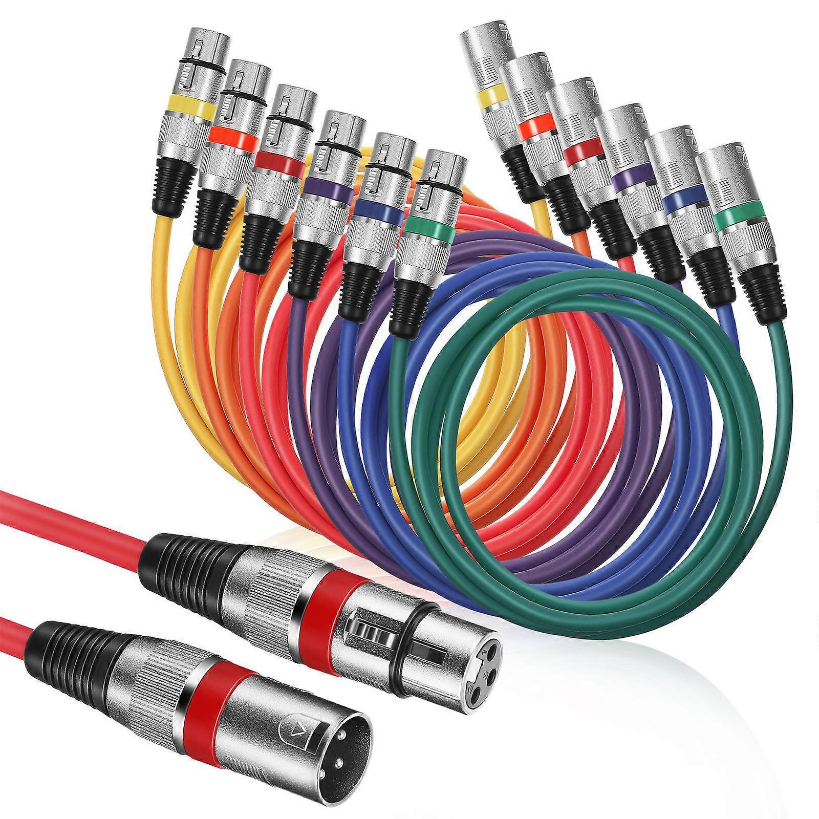 Audio Cable Microphone Cable Xlr for Speaker 1Set Male to Female Patch Cord